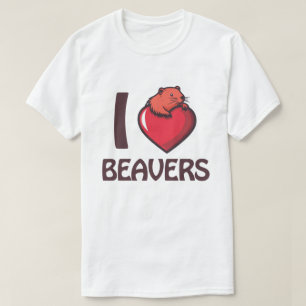 T-shirt J'aime les castors