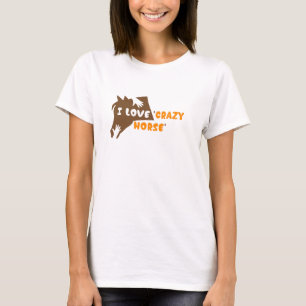 T-shirt j'aime les chevaux fous