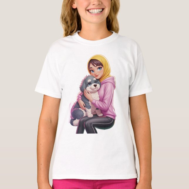 T-shirt J'aime les chiens (Devant)