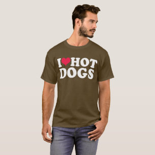 T-shirt J'Aime Les Chiens Chauds