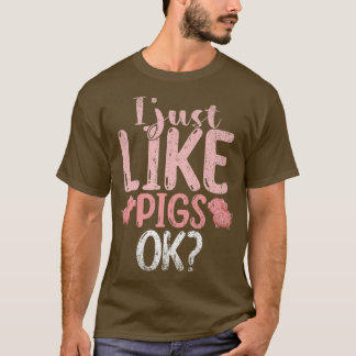 T-shirt J'Aime Les Chiens Ok Ferme Amoureux des animaux Fa