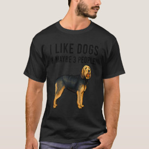 T-shirt J'Aime Les Chiens Otterhound Et Peut-Être 3 Person