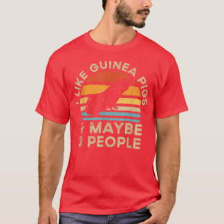 T-shirt J'Aime Les Cochons De Guinée Et Peut-Être 3 T-Shir