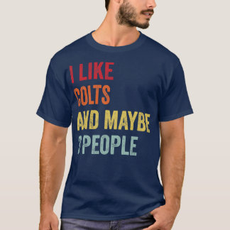 T-shirt J'Aime Les Colts Peut-Être 3 Personnes