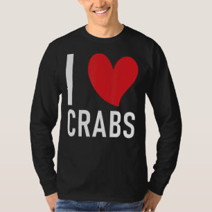 T-shirt J'aime les crabes Propriétaire de crabe