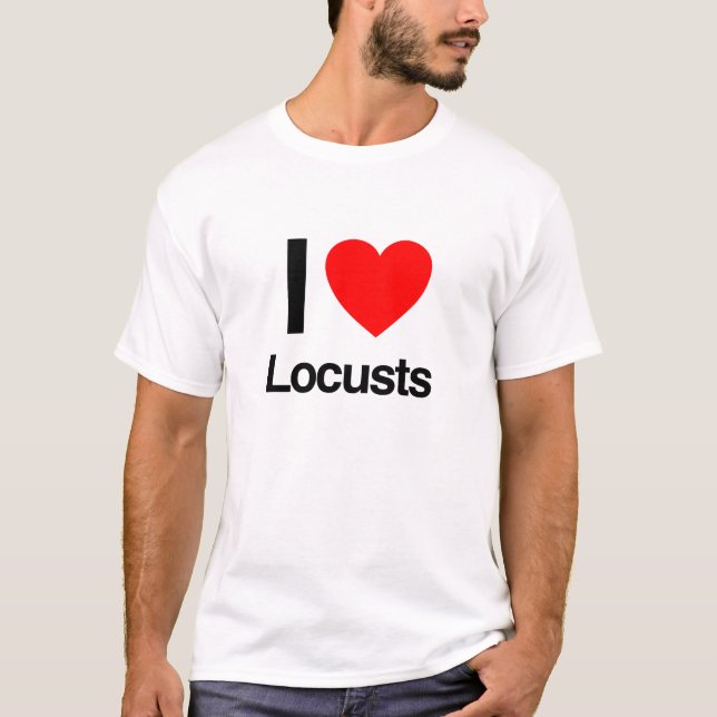 T-shirt j'aime les criquets (Devant)
