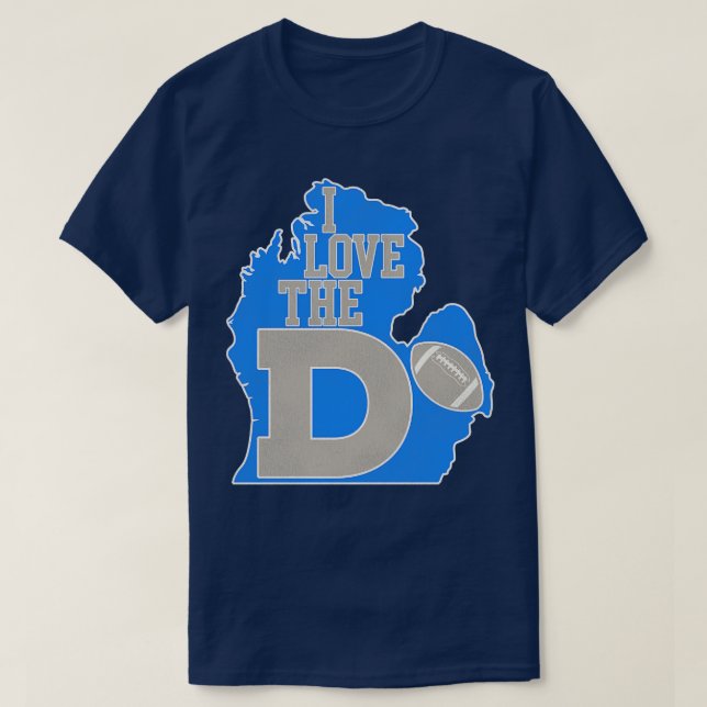 T-shirt J'aime les D Lions (Design devant)