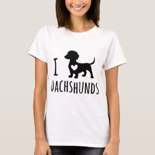 T-shirt J'Aime Les Dachshunds