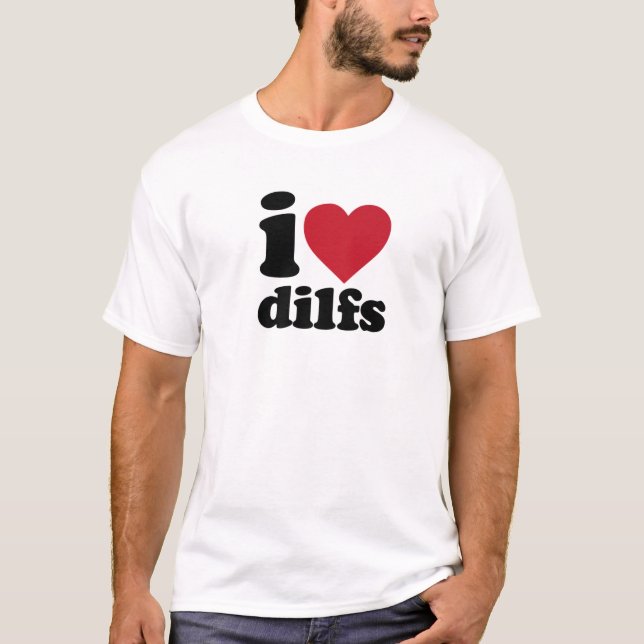T-shirt J'aime les dilfs (Devant)