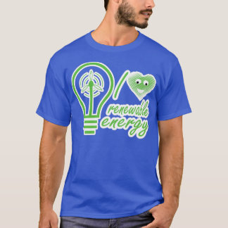 T-shirt J'aime les énergies renouvelables 3