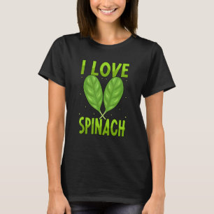 T-shirt J'aime les épinards Vegan_1