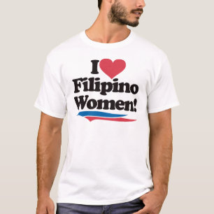 T-shirt J'aime les femmes philippines