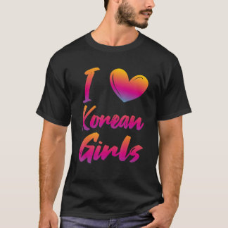 T-shirt J'aime les filles coréennes