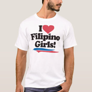 T-shirt J'aime les filles philippines