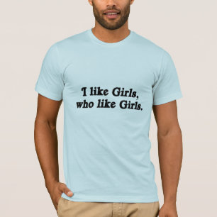 T-shirt J'aime les filles qui comme des filles