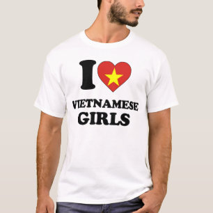T-shirt J'aime les filles vietnamiennes