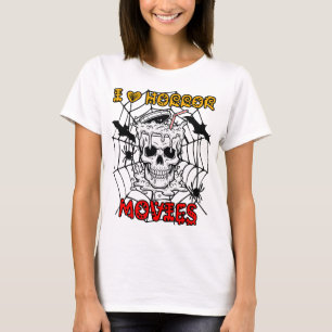 T-SHIRT J'AIME LES FILMS D'HORREUR