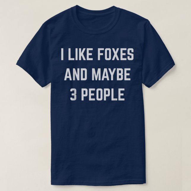 T-shirt J'Aime Les Folies Et Peut-Être 3 Personnes Zookeep (Design devant)