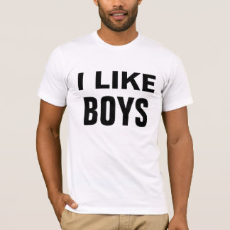T-shirt J'aime les garçons - 1
