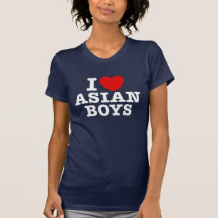 T-shirt J'aime les garçons asiatiques