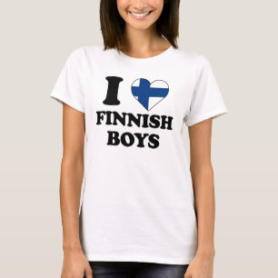 T-shirt J'aime les garçons finlandais