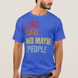 T-shirt J'Aime Les Garçons Peut-Être 3 Personnes