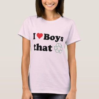 T-shirt J'Aime Les Garçons Qui Recyclent !