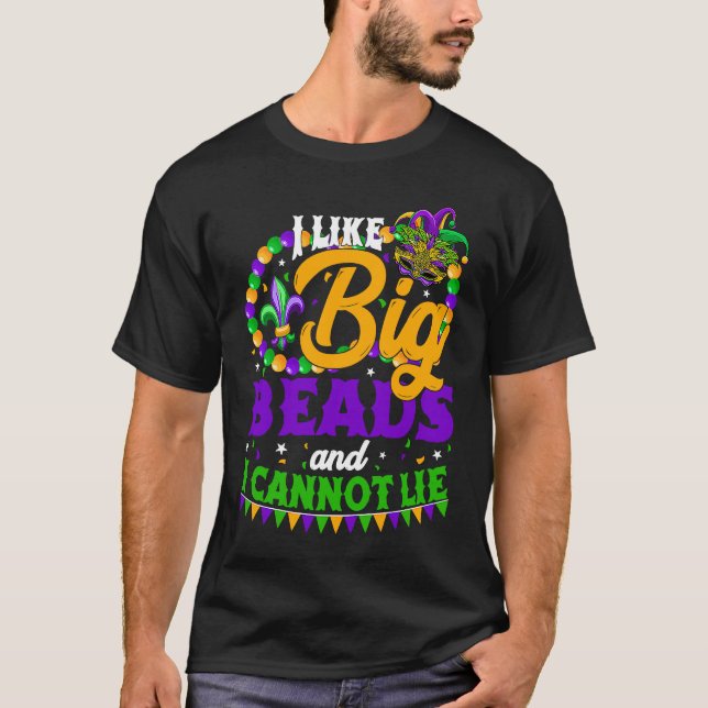 T-shirt J'Aime Les Grandes Perles Et Je Ne Peux Pas Mentir (Devant)