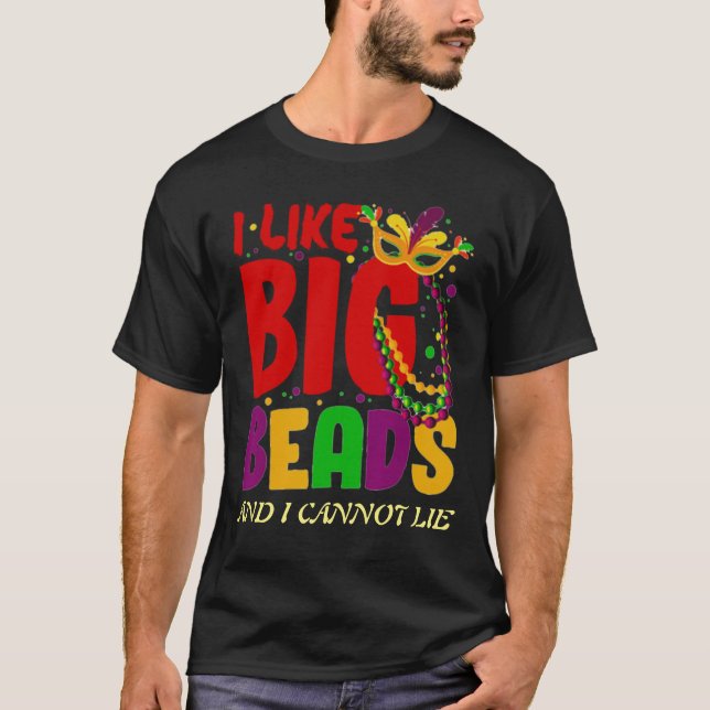 T-shirt J'Aime Les Grandes Perles Et Je Ne Peux Pas Mentir (Devant)