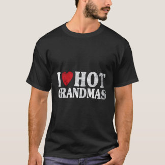 T-shirt J'Aime Les Grandmas Hot