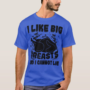T-shirt J'Aime Les Grands Seins Et Je Ne Peux Pas Mentir T