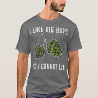 T-shirt J'Aime Les Gros Bouquets Drôle Bière Artisanale Fa