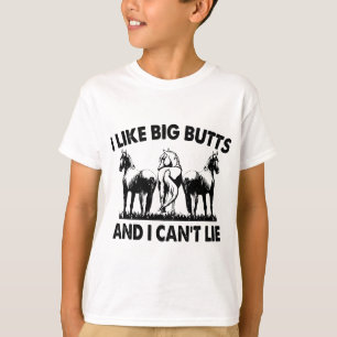 T-shirt J'aime les gros boutons et je ne peux pas mentir l