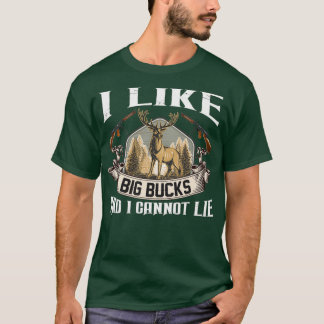 T-shirt j'aime les gros dollars et je ne peux pas mentir c