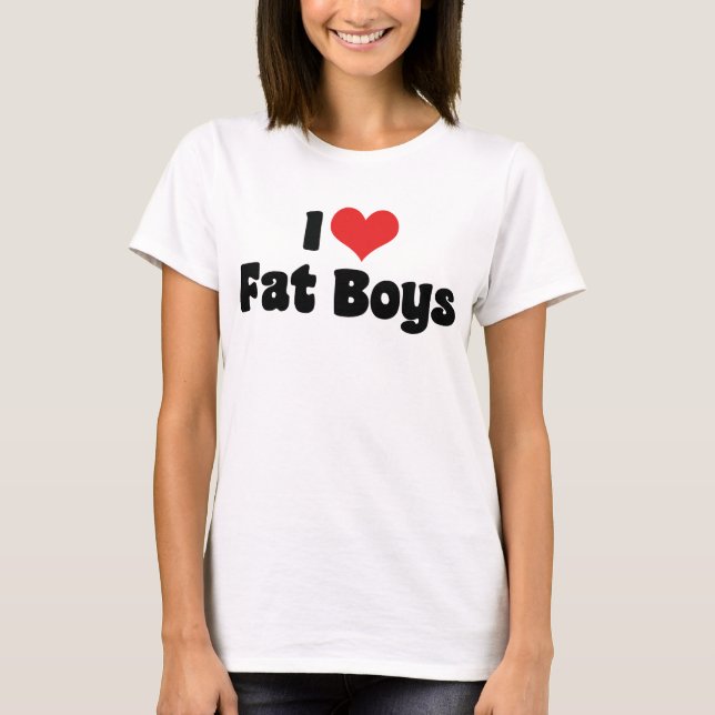 T-shirt J'Aime Les Gros Garçons (Devant)