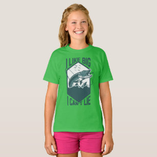 T-shirt J'aime les gros poissons et je ne peux pas mentir