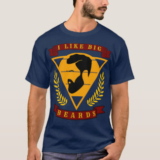 T-shirt J'aime les grosses barbes 1