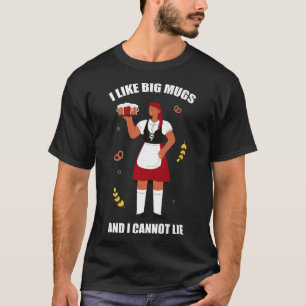 T-shirt J'Aime Les Grosses Mugs Bière Aimer Boire Munich A