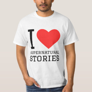 T-shirt J'aime les histoires surnaturelles