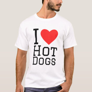 T-shirt J'aime les hot dogs