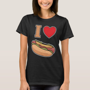T-shirt J'aime les hot dogs