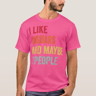 T-shirt J'Aime Les Jaguars Peut-Être 3 Personnes