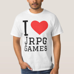 T-shirt J'aime les jeux jrpg