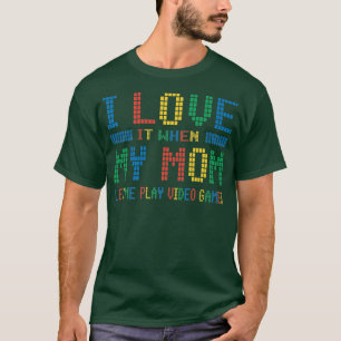 T-shirt J'aime les jeux vidéo de ma maman