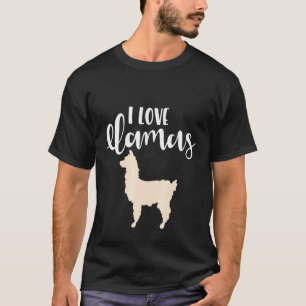 T-shirt J'aime les lamas Adulte Jeunesse