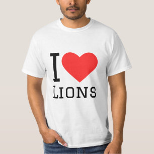 T-shirt J'aime les lions