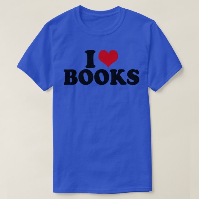 T-shirt J'aime les livres (Design devant)