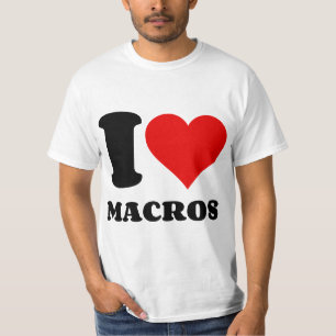 T-SHIRT J'AIME LES MACROS