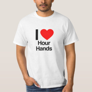 T-shirt j'aime les mains des heures