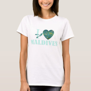 T-shirt J'aime les Maldives
